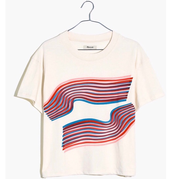 Madewell Tops - RARE Madewell x Outdoor Voices Easy Crop Tee